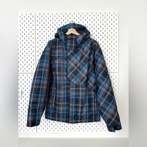 Men's Plaid Ski/ Snowboard Jacket Size S